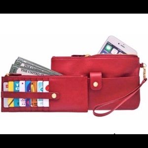 LODIS Leather set red NWT